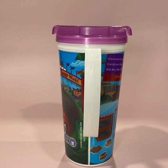 Plastic Insulated Mugs with Handle, 16 oz Disney World Parks Mugs, Whirley Drink - Picture 5 of 7